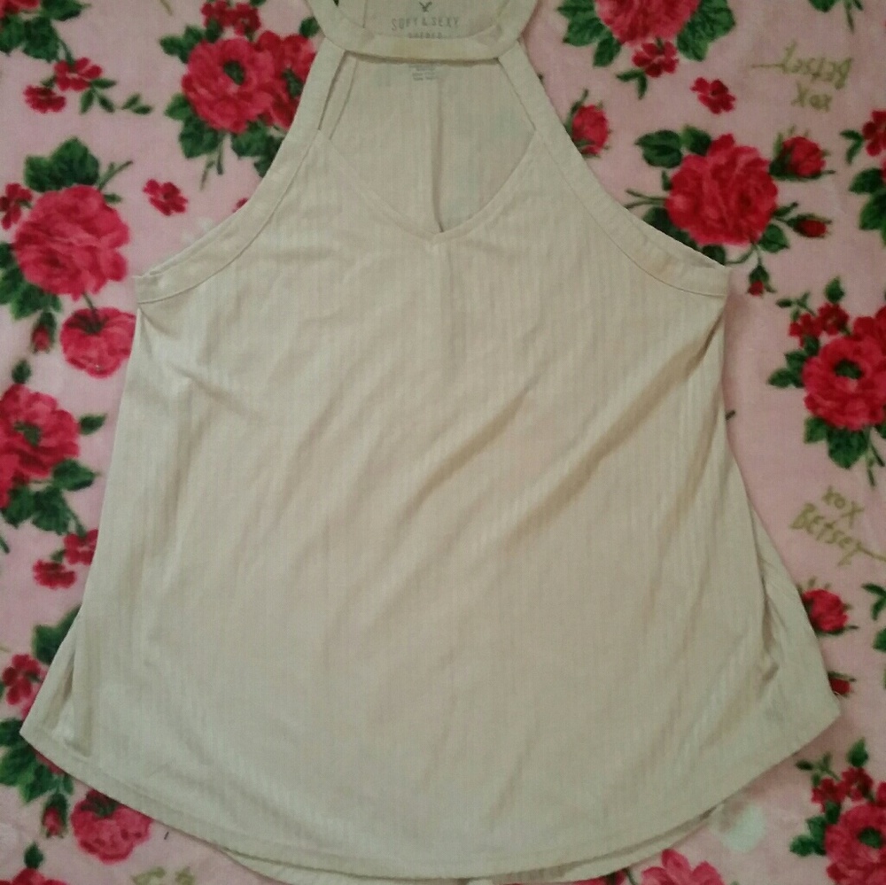 Cut out cream top